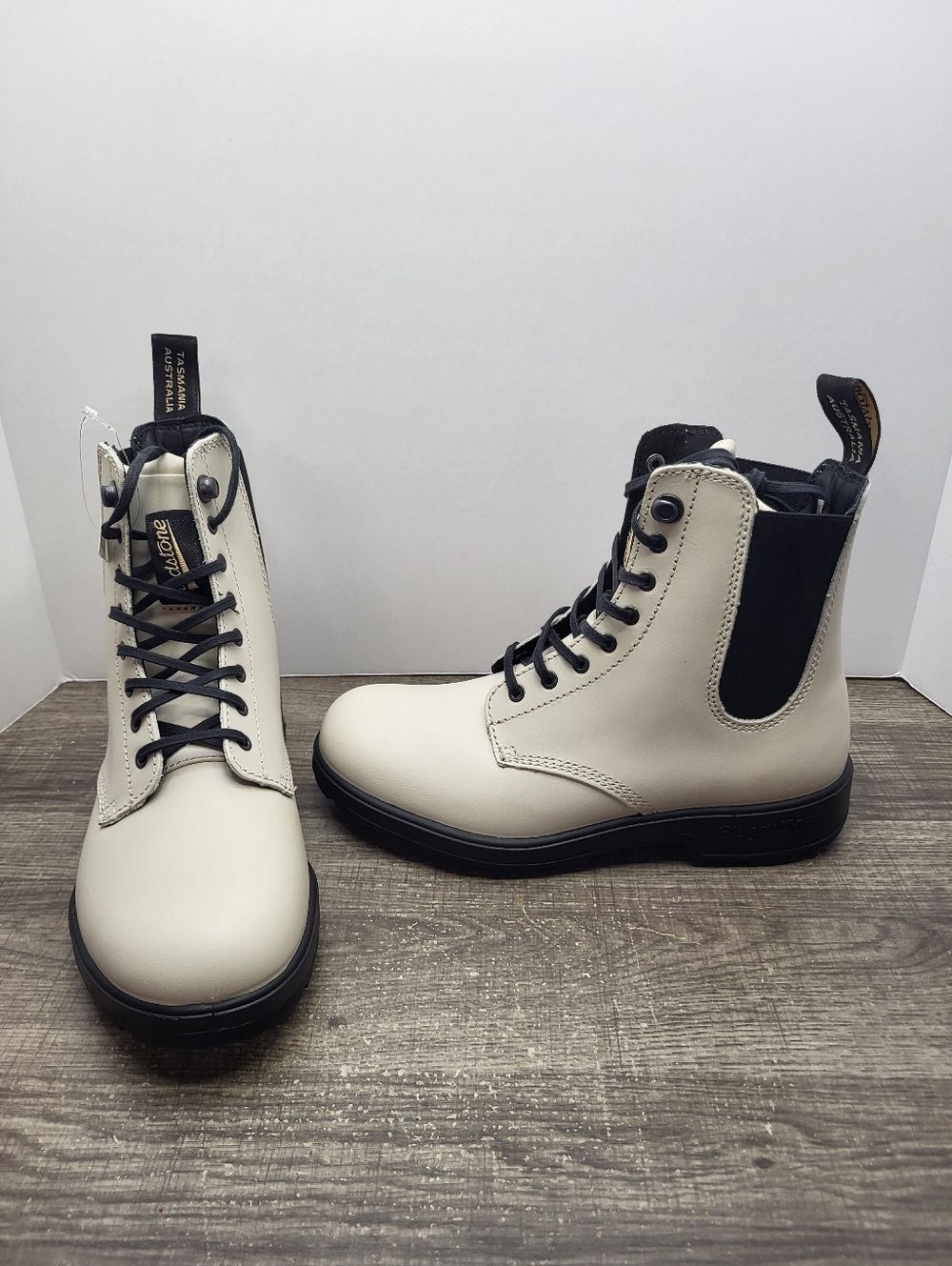 Blundstone 2324 Elastic Leather Oat Ankle Boots Women's Size 7.5 US AU 4.5 New